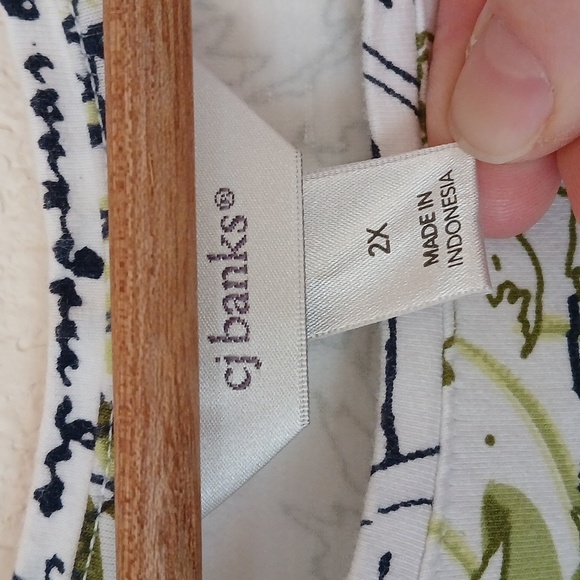 CJ Banks Dragonfly Parisan Top With Jewels - Picture 3 of 5